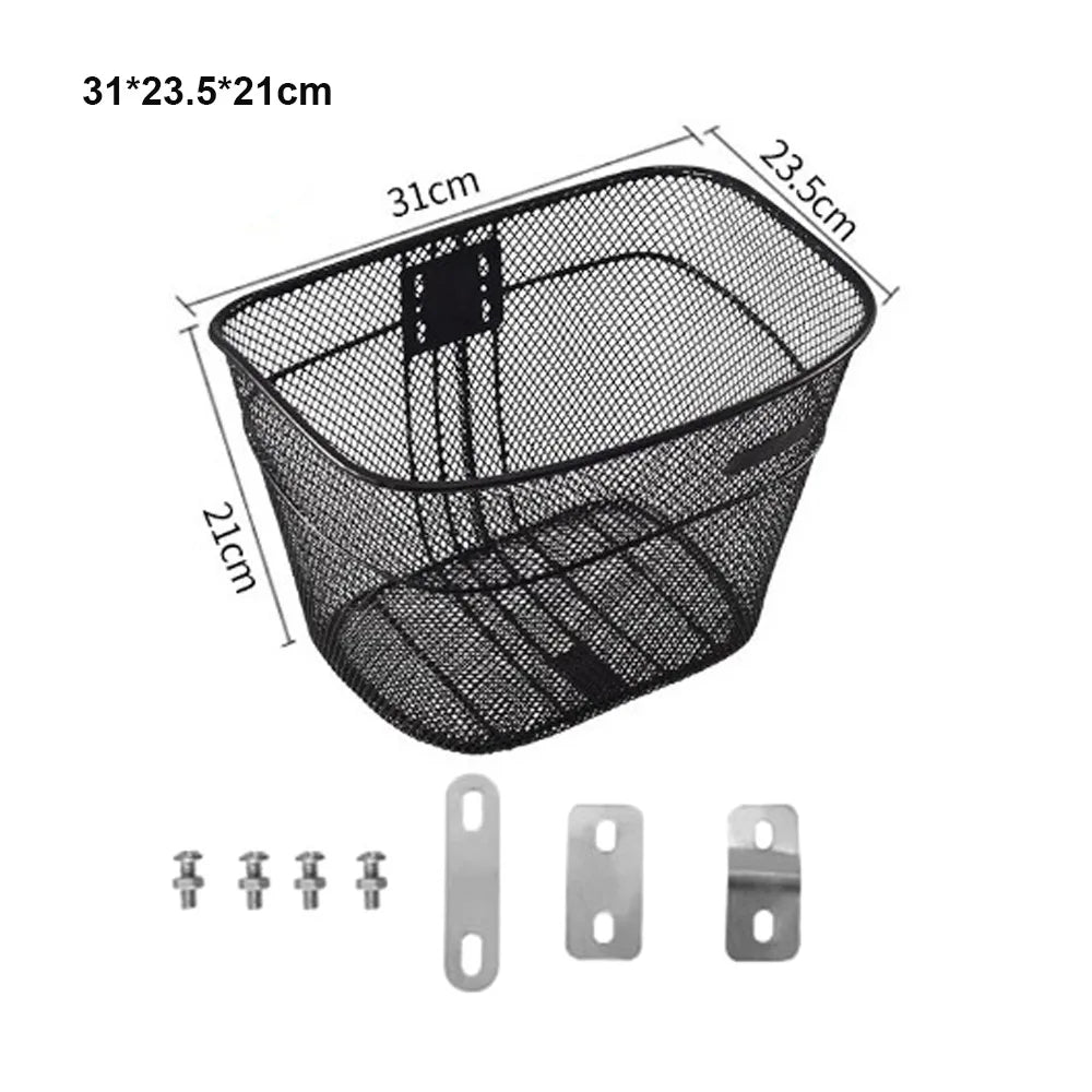 Panier Arrière Vélo Métal - 4 Tailles Disponibles Noir ou Argent — vue 17 — sacoche vélo | La Sacoche Vélo