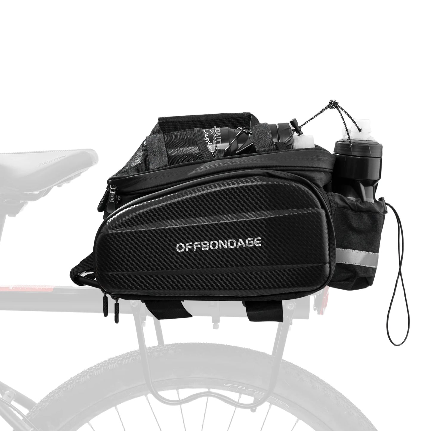 Sacoche Vélo Porte-Bagage Arrière 20L – Transformable et Imperméable