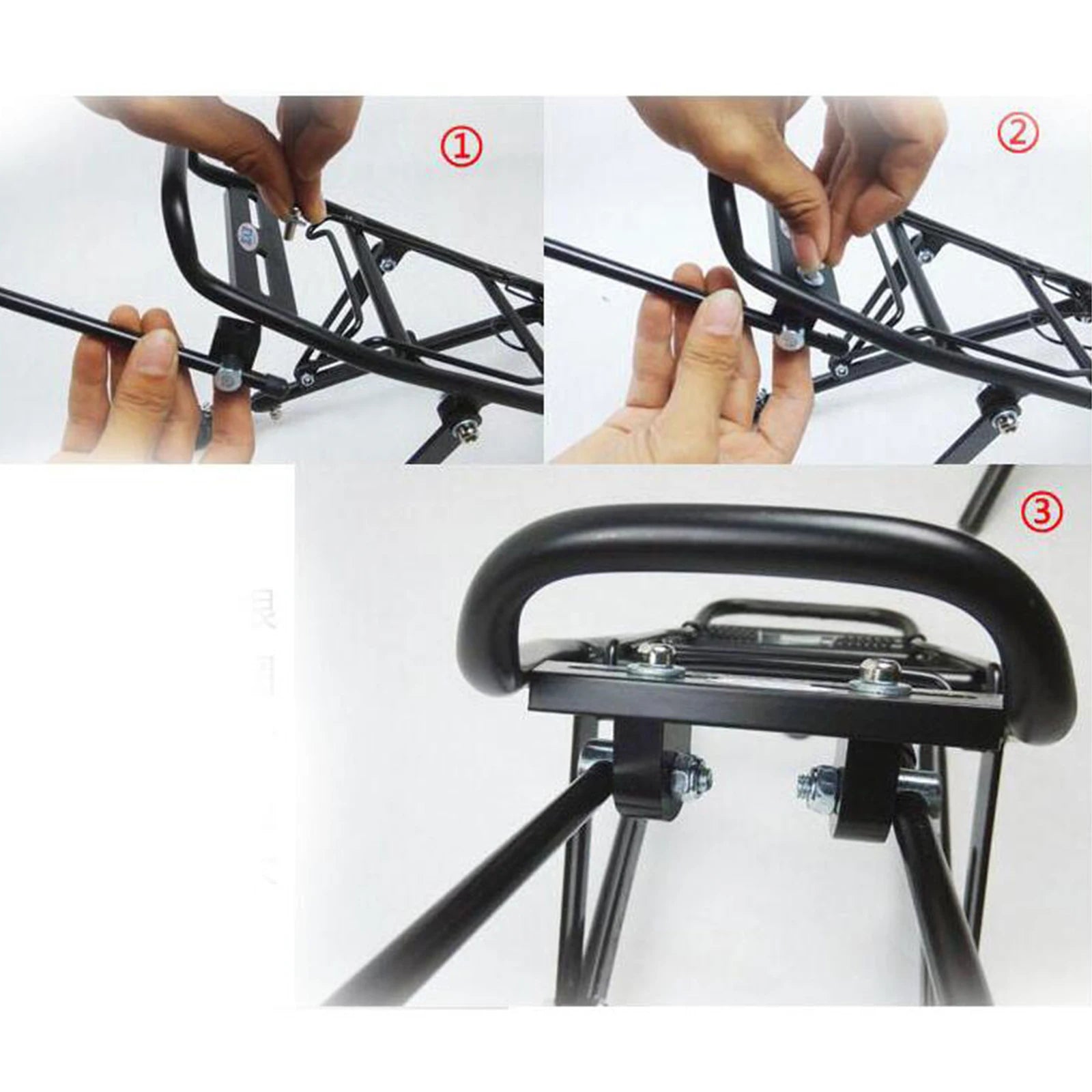 Porte-Bagage Arrière Vélo en Aluminium - Capacité 25kg - VTT et Route — vue 6 — sacoche vélo | La Sacoche Vélo