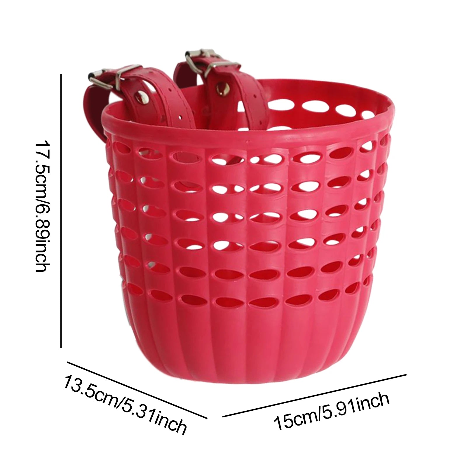 Panier Vélo Enfant avec Sangles PU Ajustables – Fixation Guidon — vue 8 — sacoche vélo | La Sacoche Vélo
