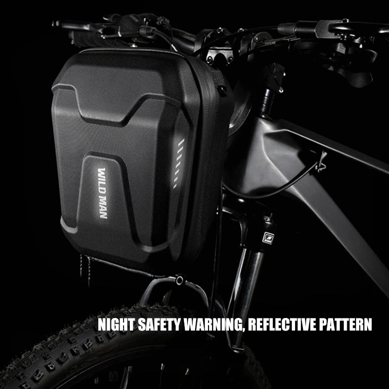 Sacoche Guidon Vélo WILD MAN E8 3L Coque Rigide Imperméable — vue 4 — sacoche vélo | La Sacoche Vélo