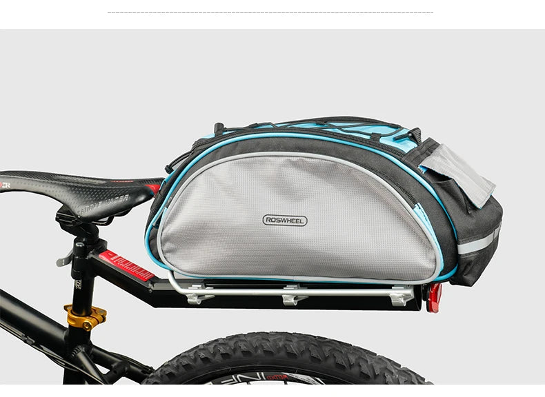 Porte-Bagage Arrière Vélo Aluminium - Compatible VTT 20-29'' et Fat Bi — vue 14 — sacoche vélo | La Sacoche Vélo