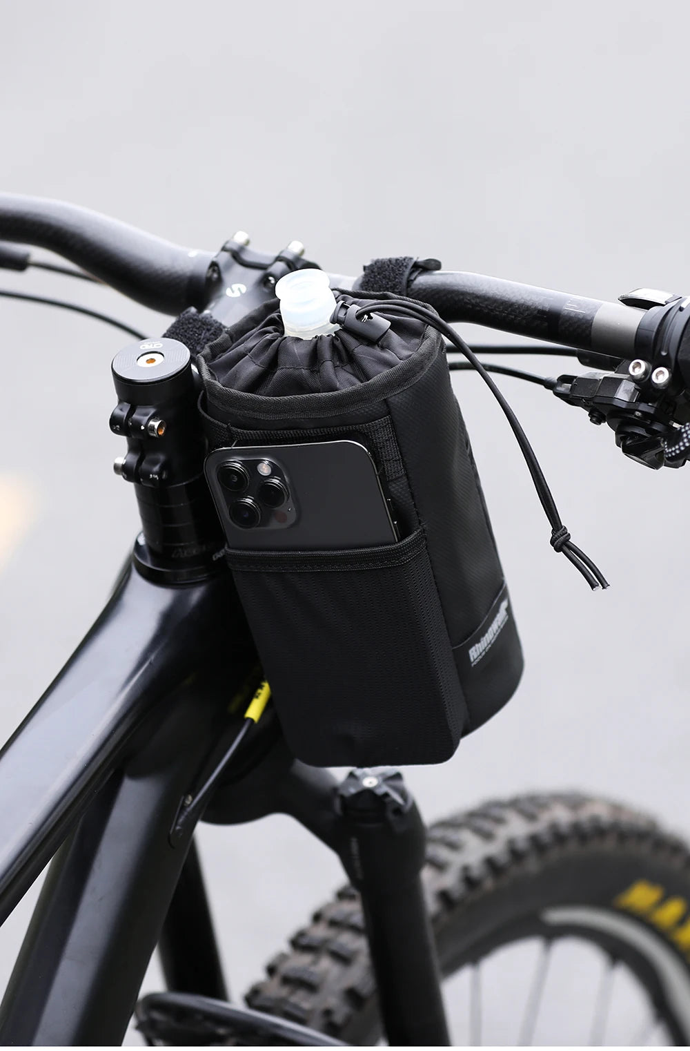 Sacoche Porte-Bidon Vélo Isotherme Rhinowalk pour Guidon — vue 17 — sacoche vélo | La Sacoche Vélo