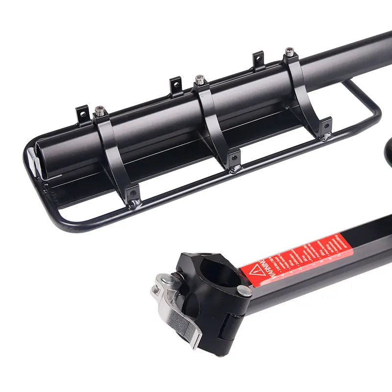 Porte-Bagage Arrière Vélo Aluminium - Compatible VTT 20-29'' et Fat Bi — vue 4 — sacoche vélo | La Sacoche Vélo