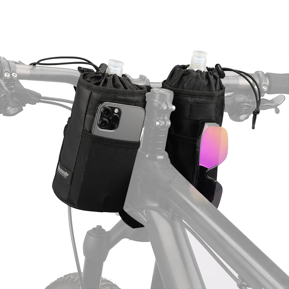 Sacoche Porte-Bidon Vélo Isotherme Rhinowalk pour Guidon — vue 3 — sacoche vélo | La Sacoche Vélo