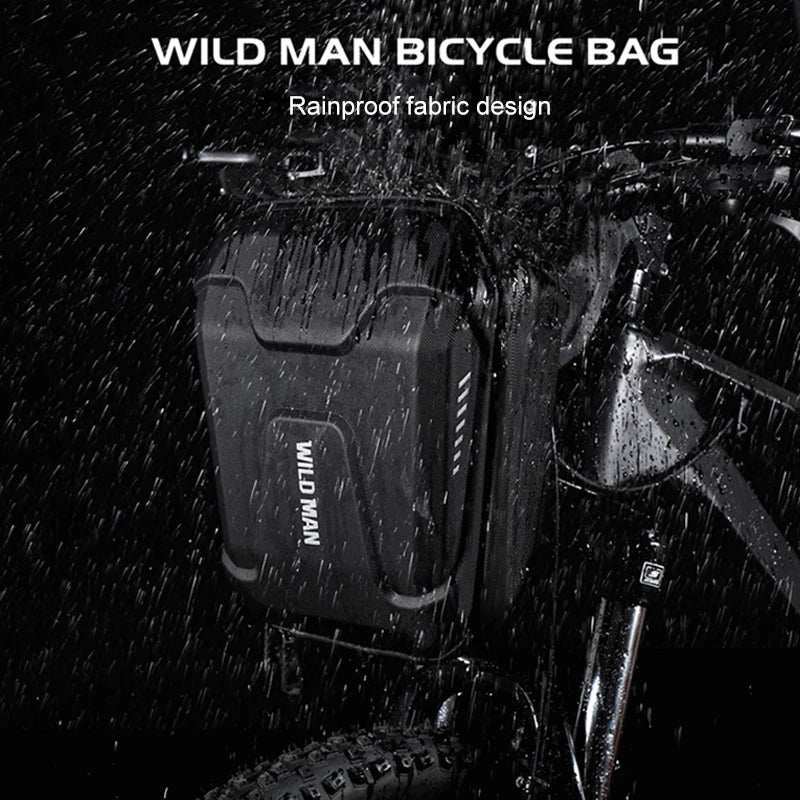 Sacoche Guidon Vélo WILD MAN E8 3L Coque Rigide Imperméable — vue 3 — sacoche vélo | La Sacoche Vélo