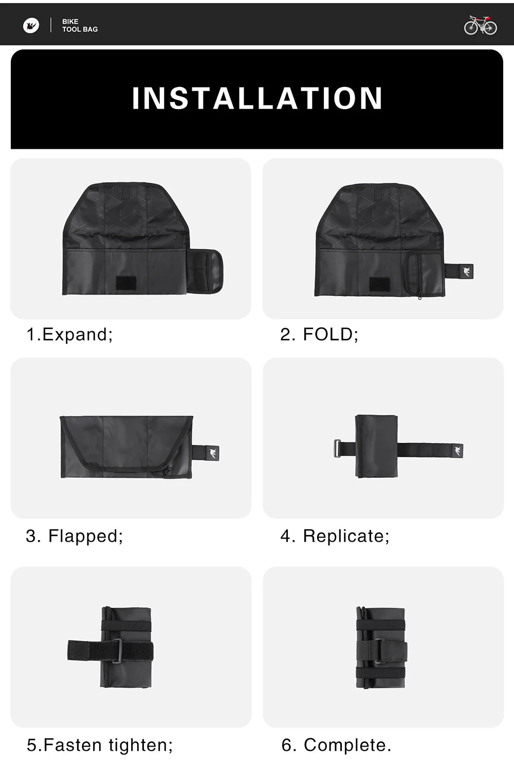Sacoche Porte-Bidon Vélo Isotherme Rhinowalk pour Guidon