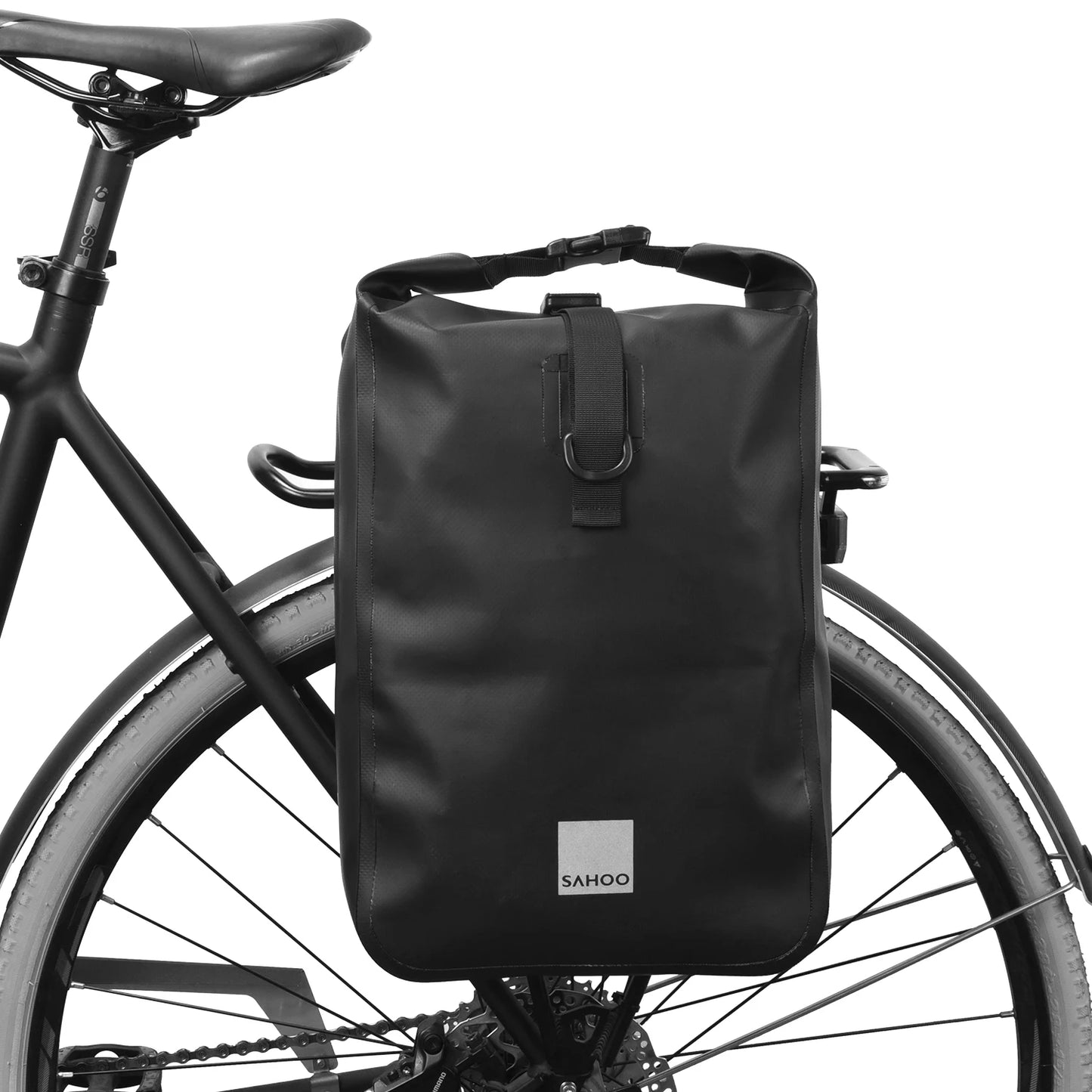 Sacoche Porte-Bagage Vélo SAHOO 10L Imperméable avec Réflecteurs — vue 11 — sacoche vélo | La Sacoche Vélo