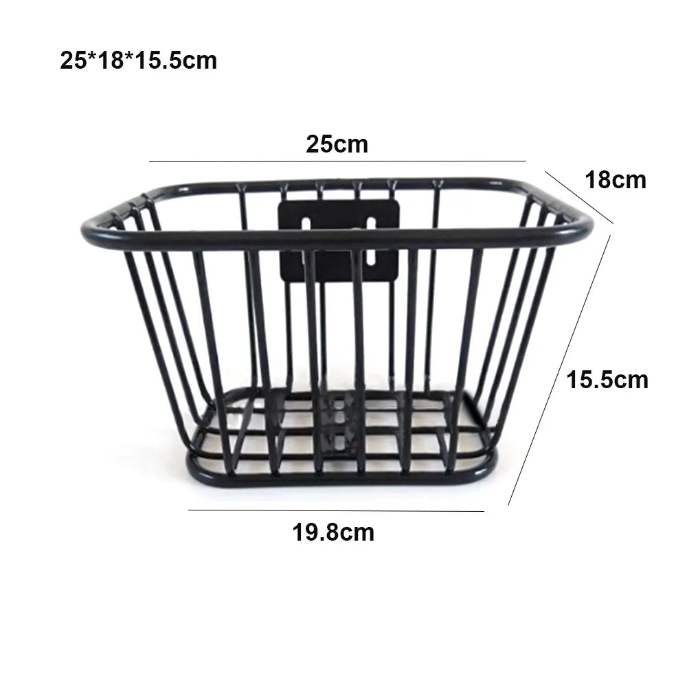 Panier Arrière Vélo Métal - 4 Tailles Disponibles Noir ou Argent — vue 16 — sacoche vélo | La Sacoche Vélo