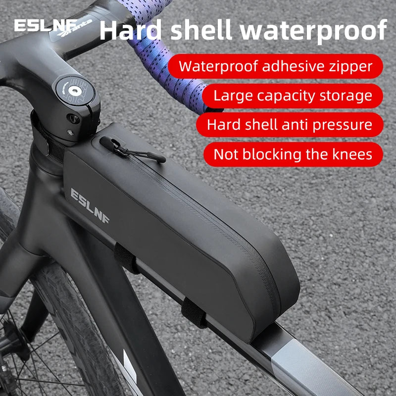 Sacoche Guidon Vélo ESLNF - Coque Rigide Étanche Grande Capacité — vue 3 — sacoche vélo | La Sacoche Vélo