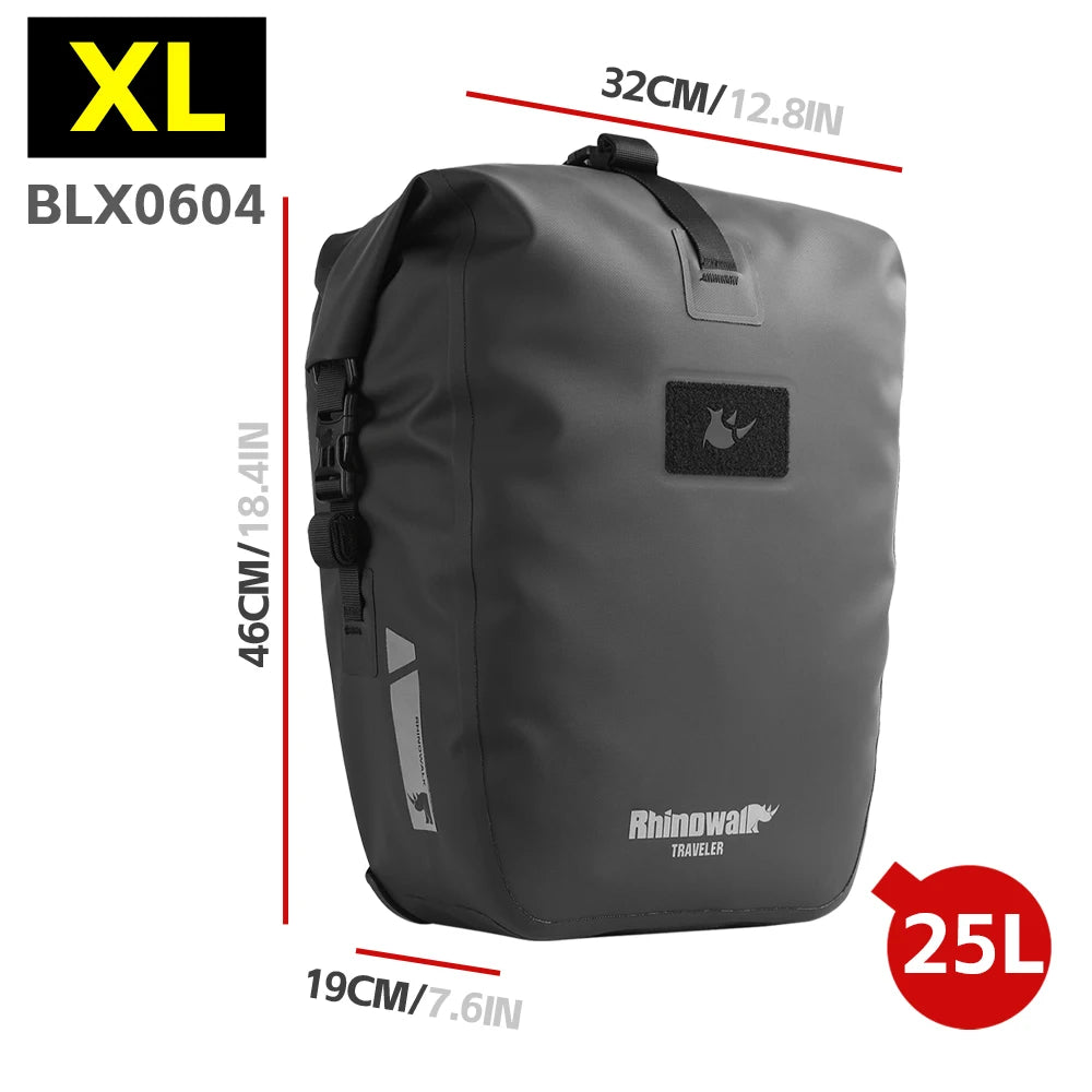 Sacoche Vélo Rhinowalk Étanche – Porte-Bagages Double Latérale