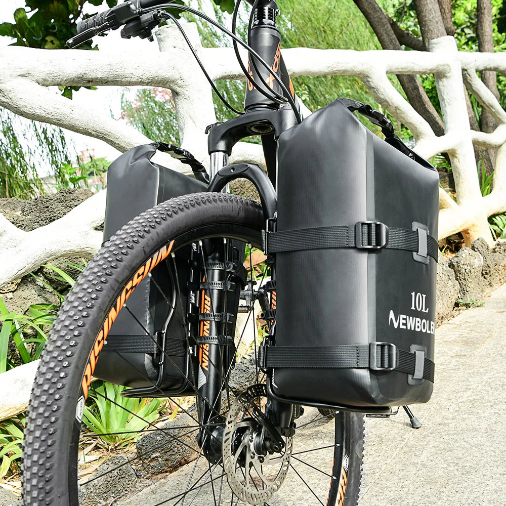 Sacoche Fourche Vélo Étanche 10L - Fixation Universelle NEWBOLER — vue 17 — sacoche vélo | La Sacoche Vélo