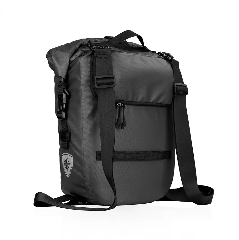 Sacoche Vélo Porte-Bagages Rhinowalk 20L Étanche Convertible Sac à Dos — vue 10 — sacoche vélo | La Sacoche Vélo