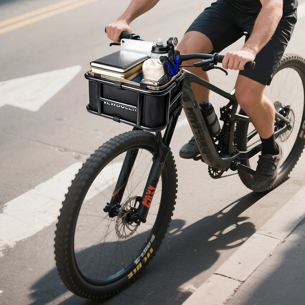 Panier Vélo Arrière en Fer NEWBOLER avec Sacoche Étanche - Grande Capa — vue 20 — sacoche vélo | La Sacoche Vélo