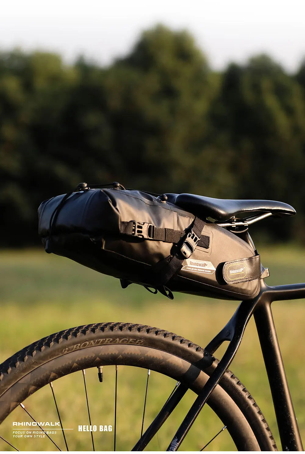 Sacoche de Selle Vélo Rhinowalk Étanche 5L-13L avec Bandes Réfléchissa — vue 16 — sacoche vélo | La Sacoche Vélo
