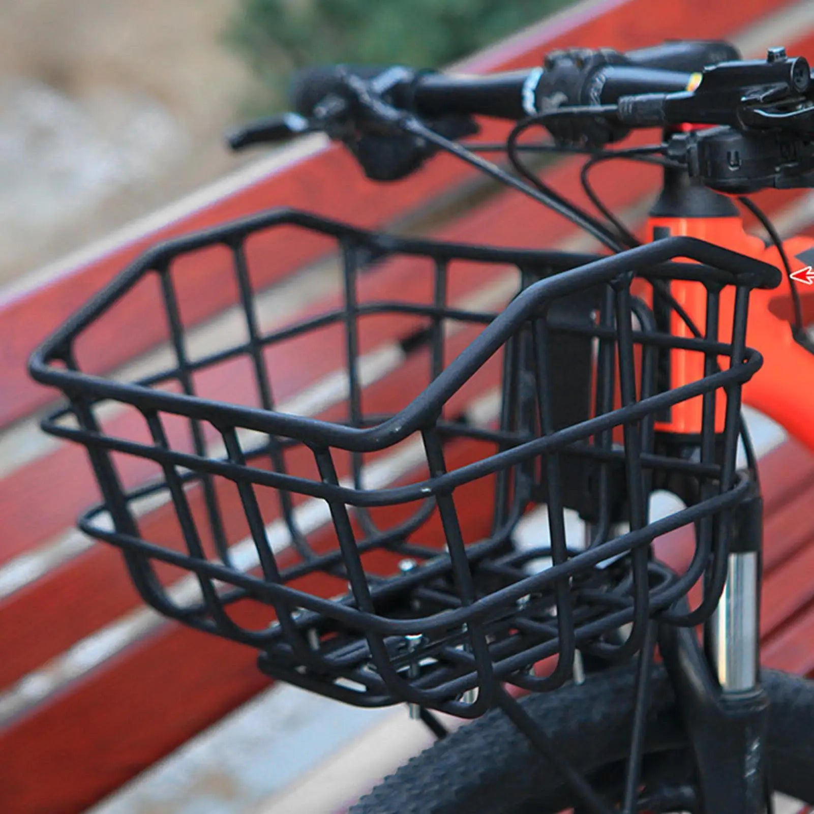 Panier Vélo Avant en Fil Métallique - Aluminium avec Fixation Guidon — sacoche vélo | La Sacoche Vélo