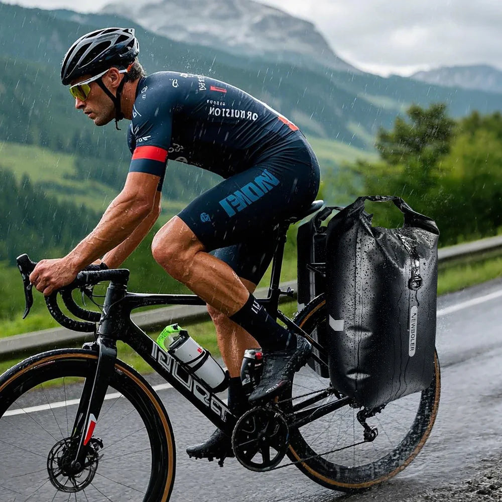 Sacoche Vélo Étanche 20L NEWBOLER - Porte-Bagages Arrière Double — vue 7 — sacoche vélo | La Sacoche Vélo