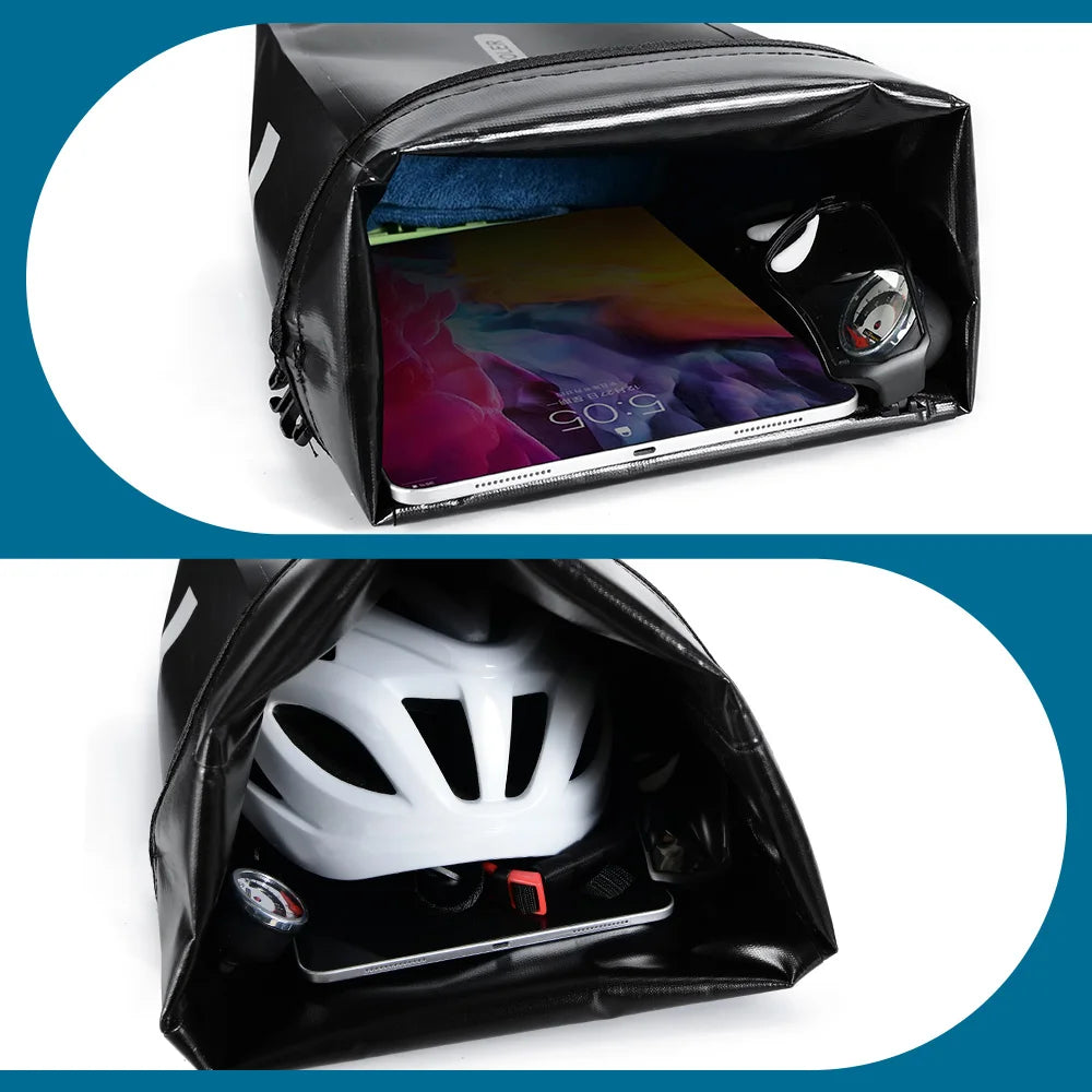Sacoche Vélo Étanche 20L NEWBOLER - Porte-Bagages Arrière Double — vue 3 — sacoche vélo | La Sacoche Vélo