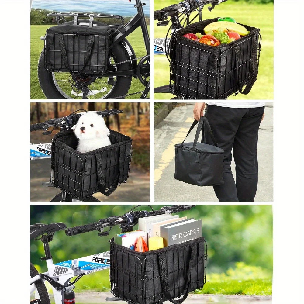 Panier Vélo pour Chien - Transport Animal Avant et Arrière — vue 3 — sacoche vélo | La Sacoche Vélo