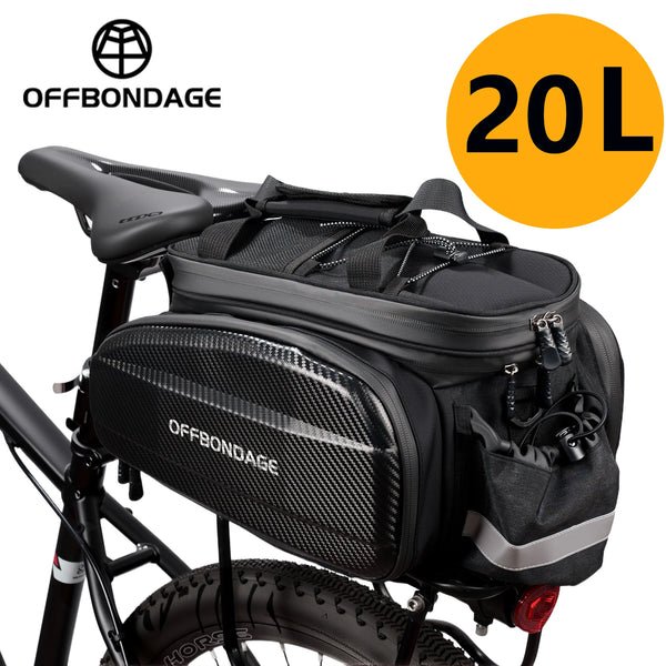 Sacoche Vélo Porte-Bagage Arrière 20L – Transformable et Imperméable — sacoche vélo | La Sacoche Vélo