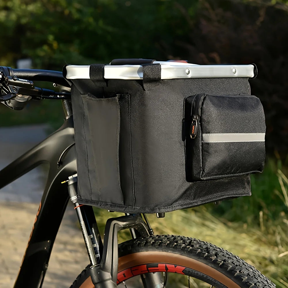 Panier Vélo Pliable pour Petits Chiens et Chats - Fixation Amovible — vue 5 — sacoche vélo | La Sacoche Vélo