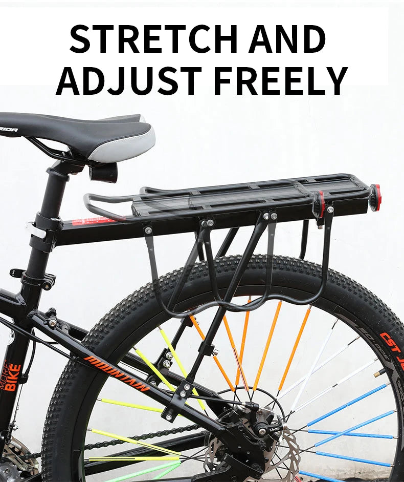 Porte-Bagage VTT Aluminium avec Plaque Réfléchissante - Démontage Rapi — vue 9 — sacoche vélo | La Sacoche Vélo