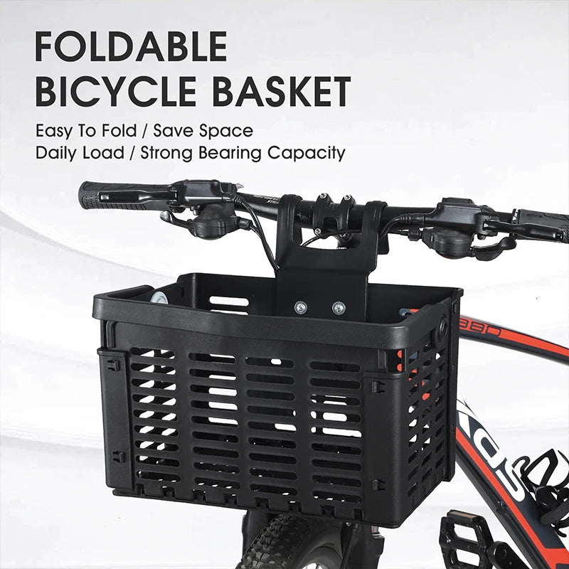 Panier Vélo Pliable West Biking – Fixation Guidon ou Porte-Bagages — vue 2 — sacoche vélo | La Sacoche Vélo