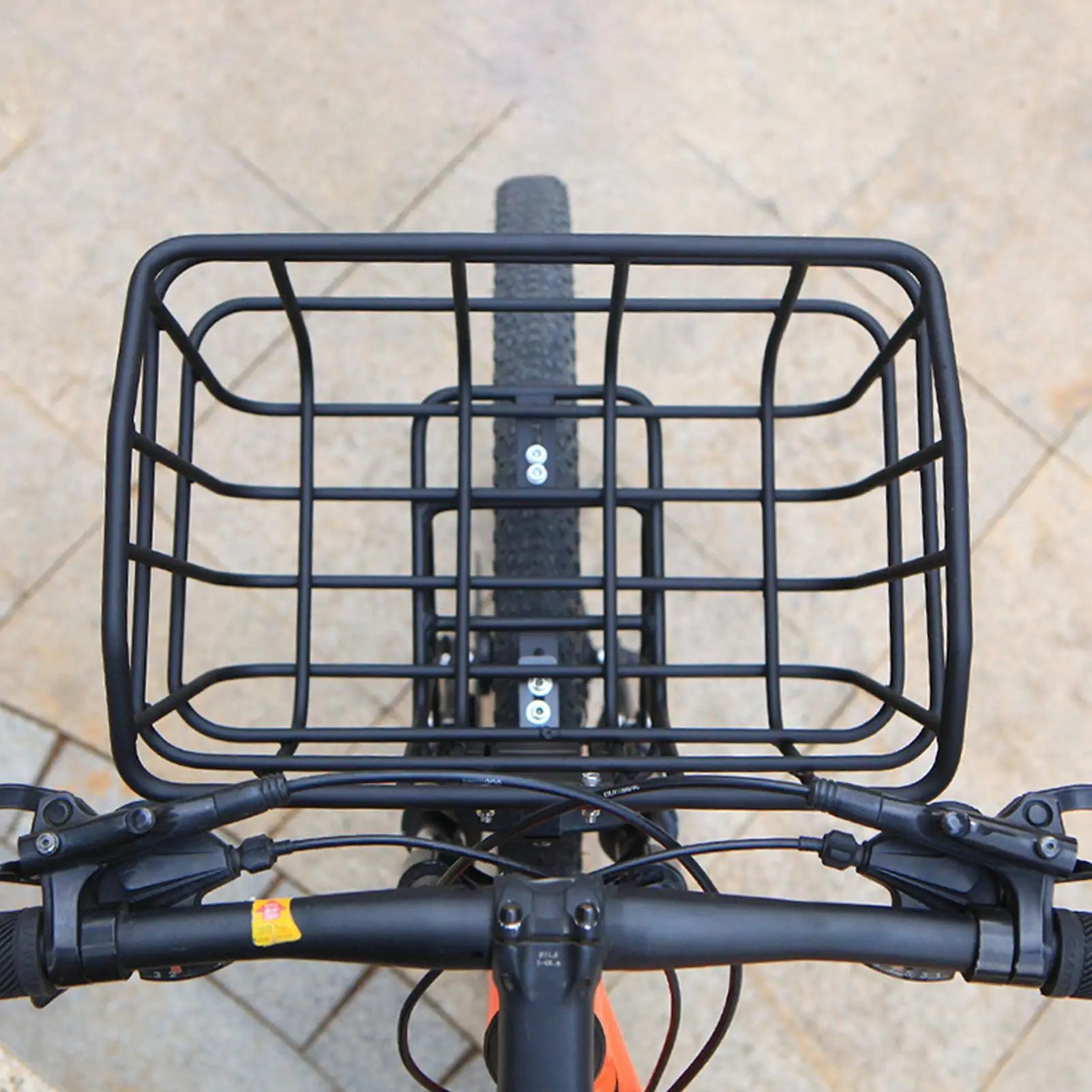 Panier Vélo Avant en Métal - Panier Guidon Fil de Fer Robuste — vue 4 — sacoche vélo | La Sacoche Vélo