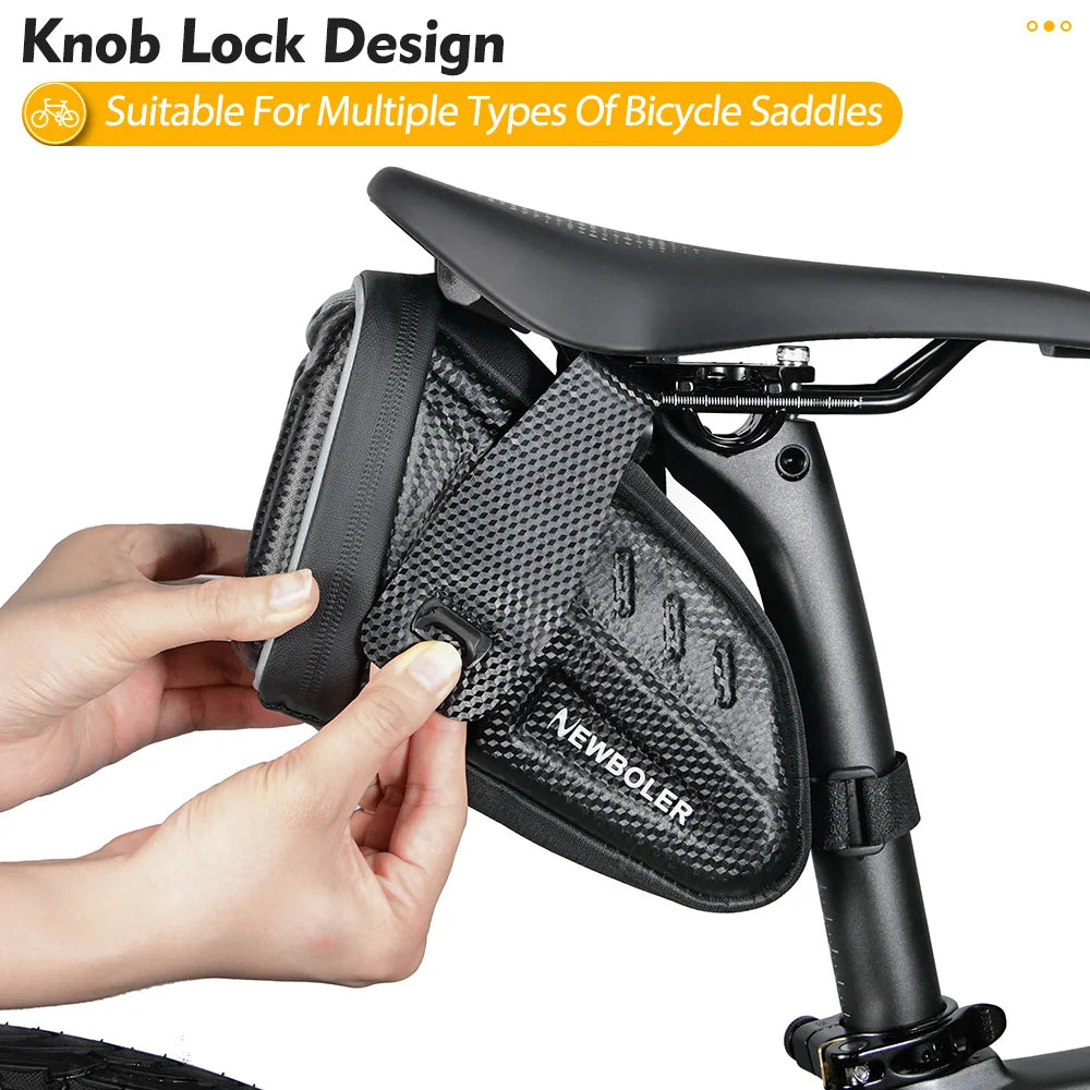 Sacoche de Selle Vélo NEWBOLER Étanche avec Bandes Réfléchissantes — vue 11 — sacoche vélo | La Sacoche Vélo