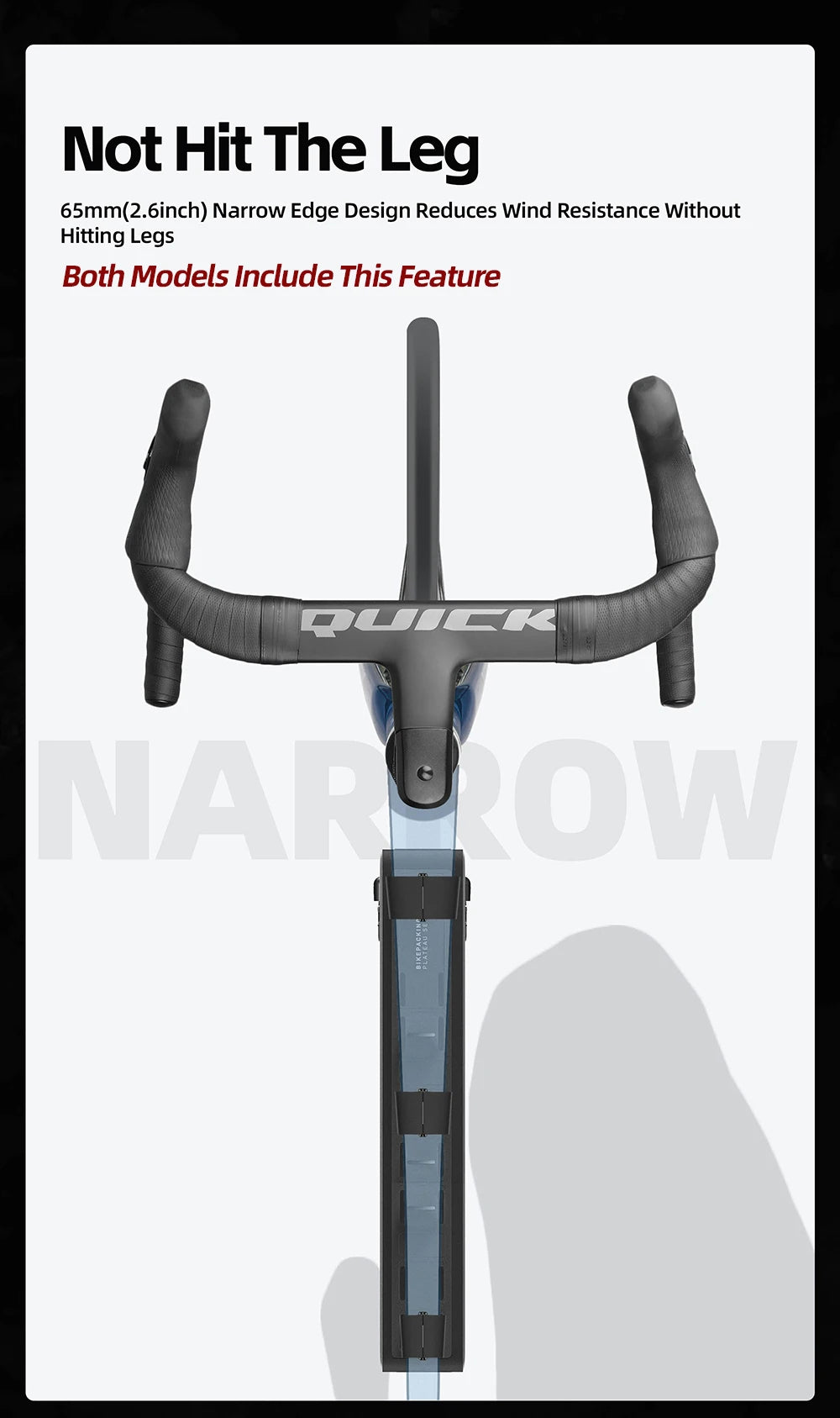 Sacoche Cadre Vélo Rhinowalk Imperméable - Triangle Tube Inférieur