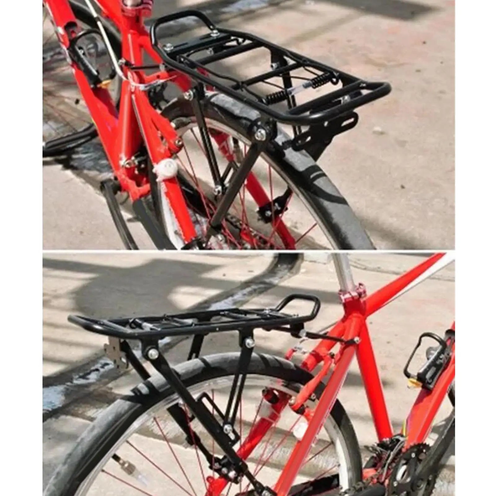 Porte-Bagage Arrière Vélo en Aluminium - Capacité 25kg - VTT et Route — vue 3 — sacoche vélo | La Sacoche Vélo