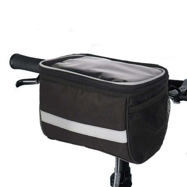 Sacoche Guidon Vélo Étanche avec Bande Réfléchissante - 1.5L — sacoche vélo | La Sacoche Vélo
