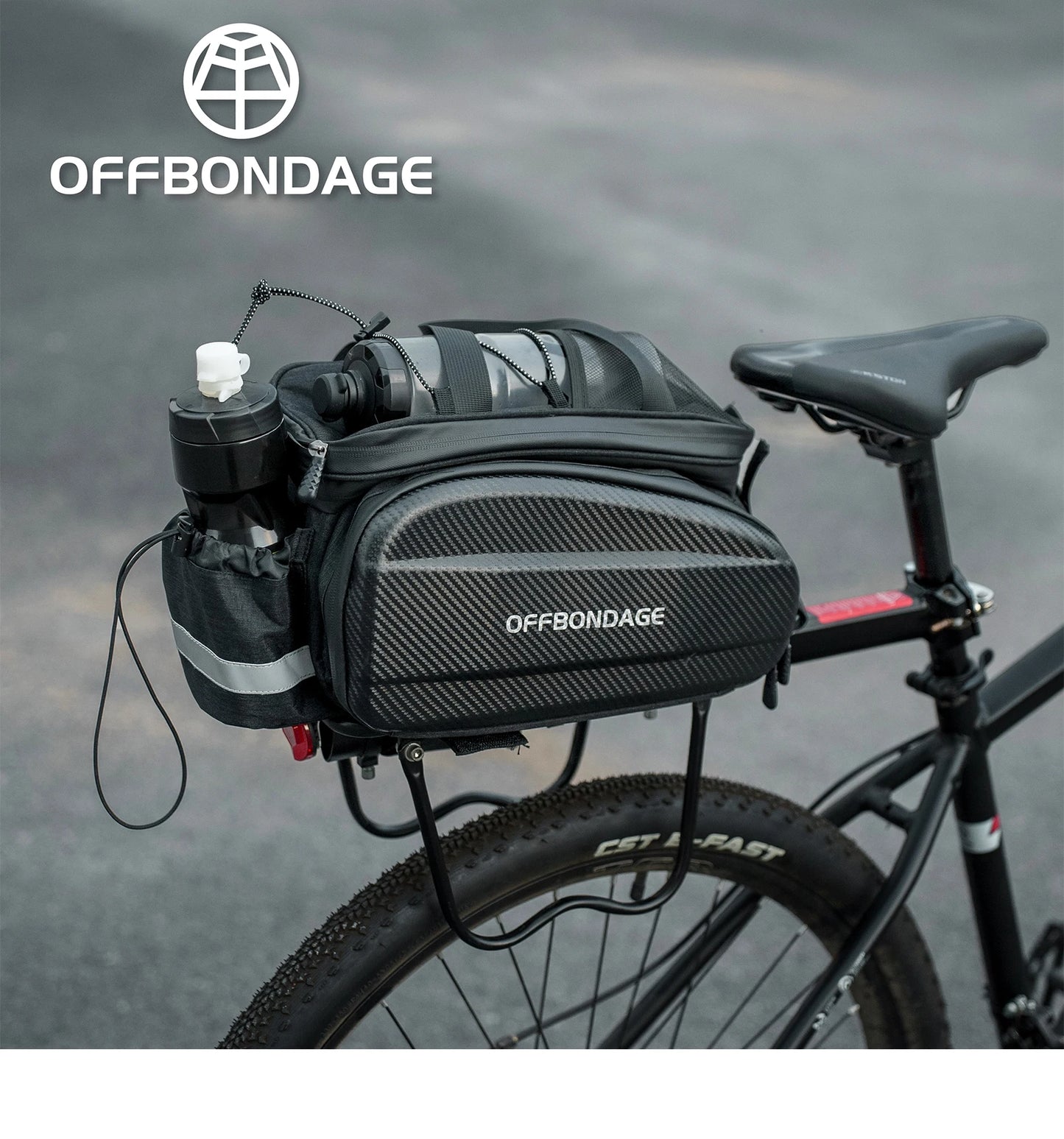 Sacoche Vélo Porte-Bagage Arrière 20L – Transformable et Imperméable — vue 10 — sacoche vélo | La Sacoche Vélo