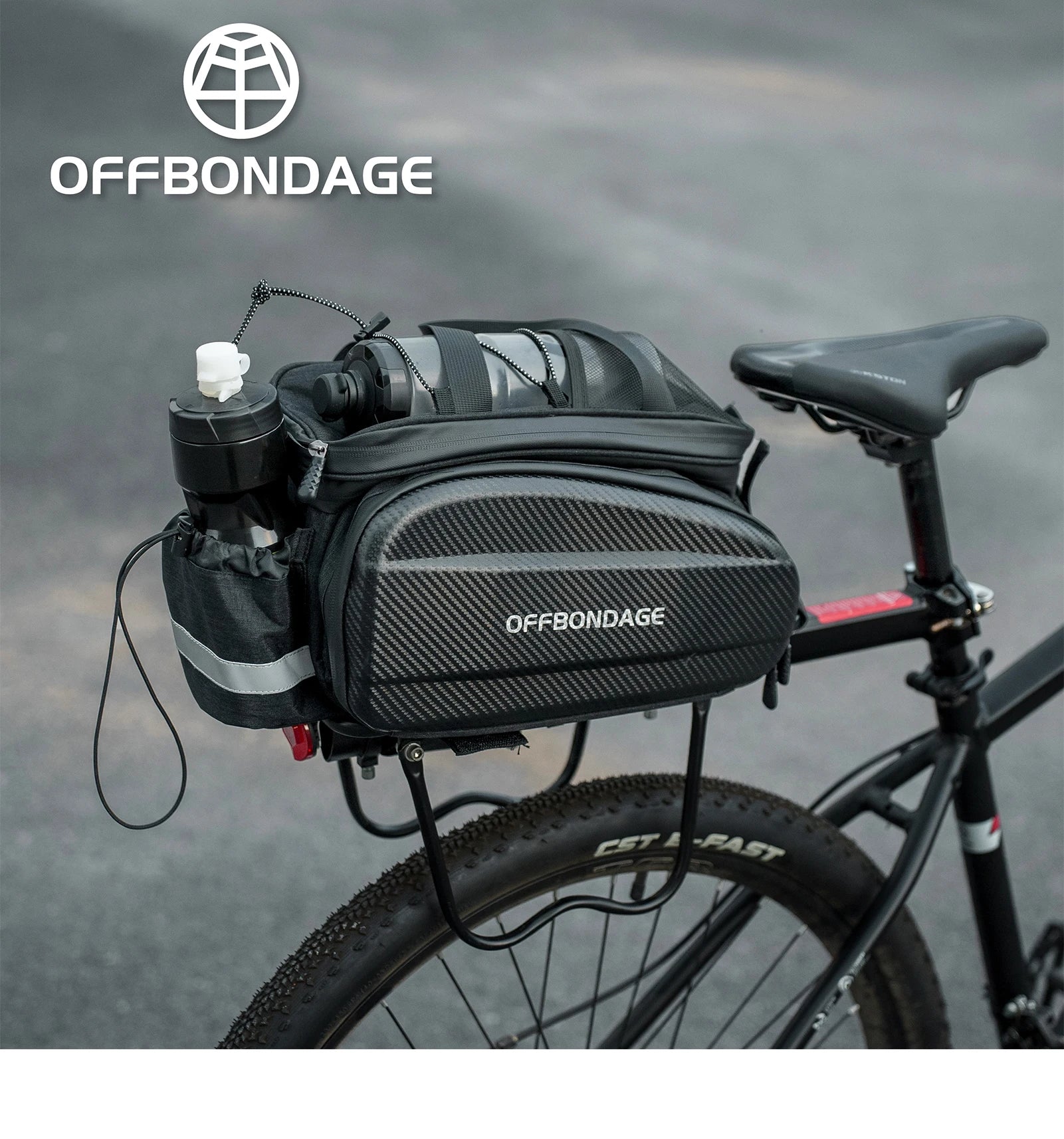 Sacoche Vélo Porte-Bagage Arrière 20L – Transformable et Imperméable — vue 10 — sacoche vélo | La Sacoche Vélo
