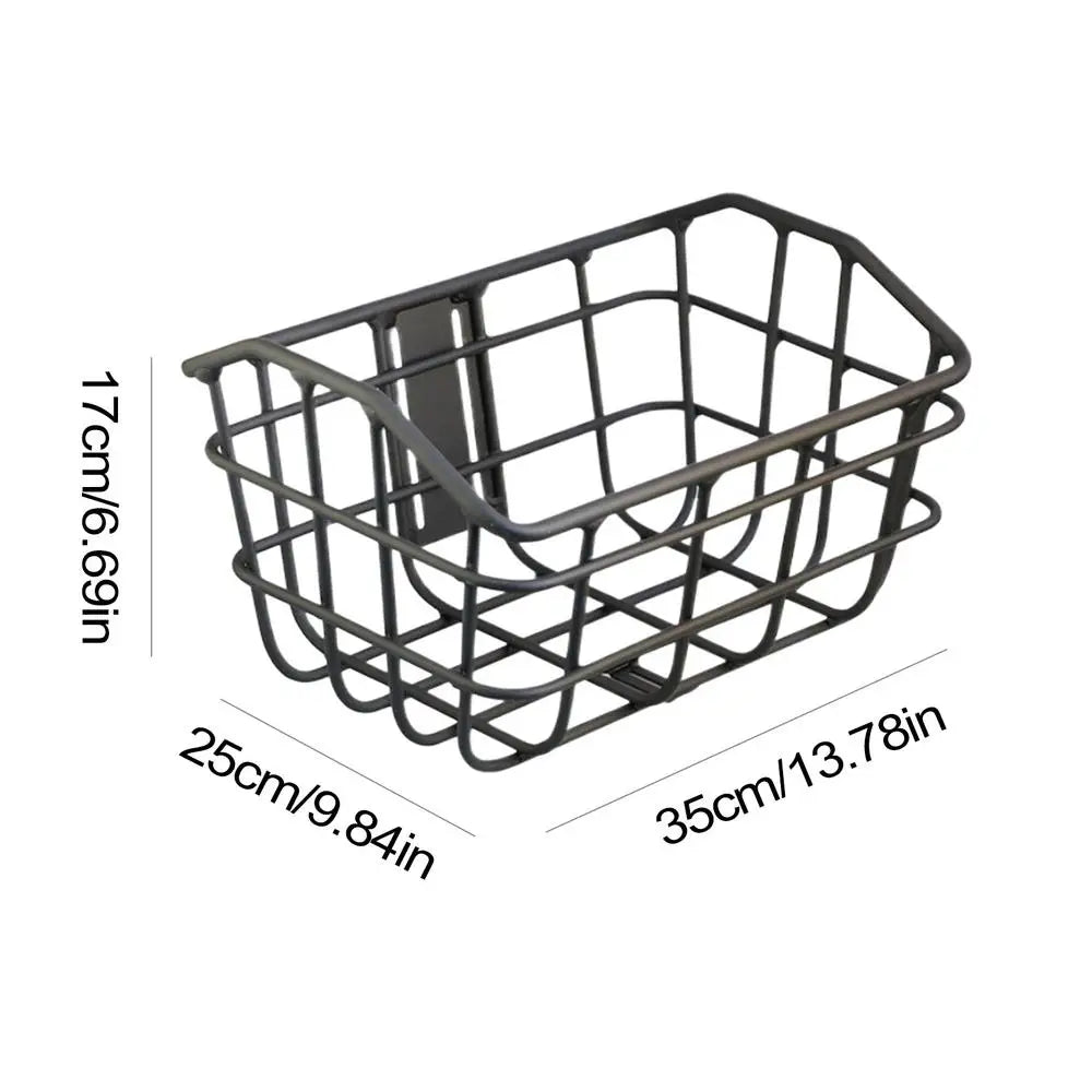 Panier Vélo Avant en Métal - Panier Guidon Fil de Fer Robuste — vue 13 — sacoche vélo | La Sacoche Vélo