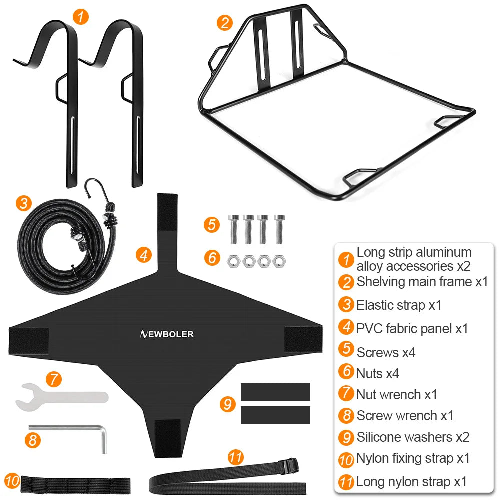 Porte-Bagage Avant Vélo NEWBOLER - Support Sacoche 5kg VTT et Ville — vue 14 — sacoche vélo | La Sacoche Vélo