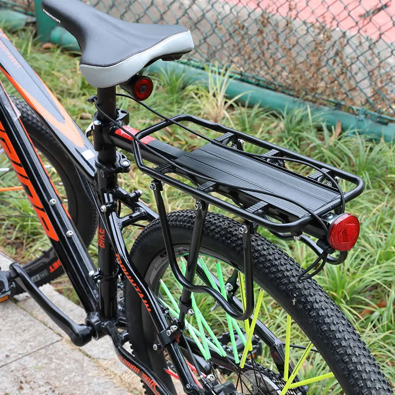 Porte-Bagage VTT Aluminium avec Plaque Réfléchissante - Démontage Rapi — vue 2 — sacoche vélo | La Sacoche Vélo