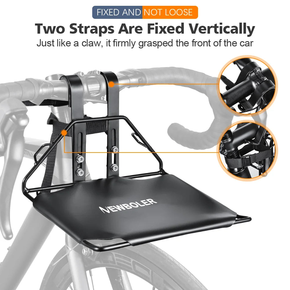 Porte-Bagage Avant Vélo NEWBOLER - Support Sacoche 5kg VTT et Ville — vue 9 — sacoche vélo | La Sacoche Vélo