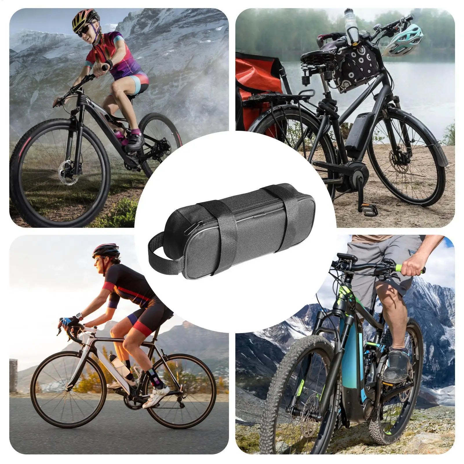 Sacoche Contrôleur Vélo Électrique - Étanche Oxford 27x9.5x7cm — vue 11 — sacoche vélo | La Sacoche Vélo
