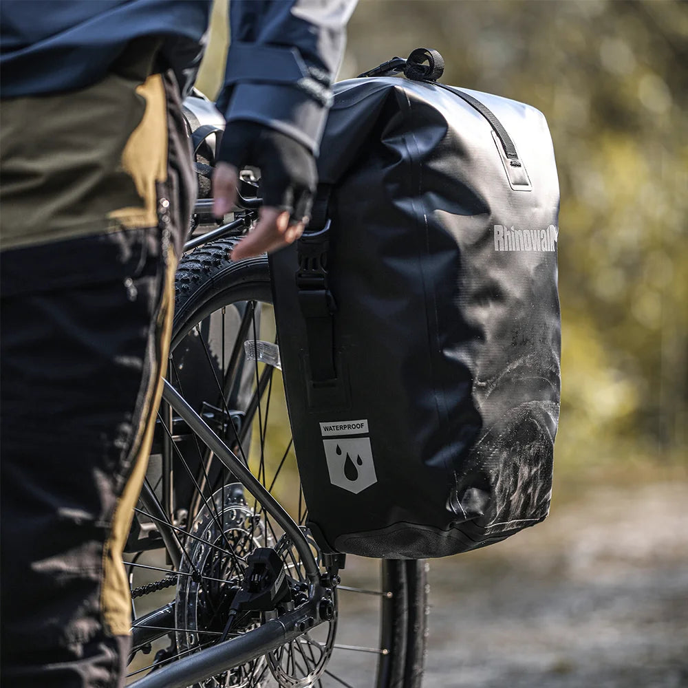 Sacoche Vélo Porte-Bagage Rhinowalk 27L - Étanche à Fixation Rapide — vue 2 — sacoche vélo | La Sacoche Vélo