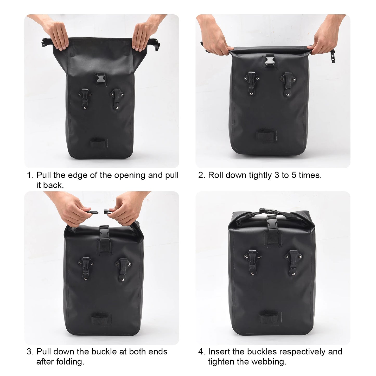 Sacoche Porte-Bagage Vélo SAHOO 10L Imperméable avec Réflecteurs — vue 12 — sacoche vélo | La Sacoche Vélo