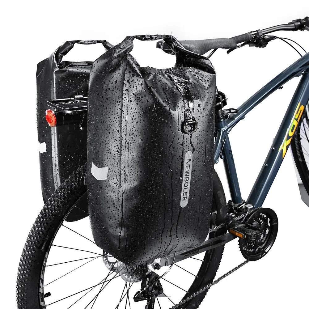 Sacoche Vélo Étanche 20L NEWBOLER - Porte-Bagages Arrière Double — vue 17 — sacoche vélo | La Sacoche Vélo
