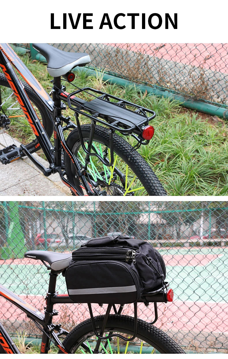 Porte-Bagage VTT Aluminium avec Plaque Réfléchissante - Démontage Rapi — vue 13 — sacoche vélo | La Sacoche Vélo