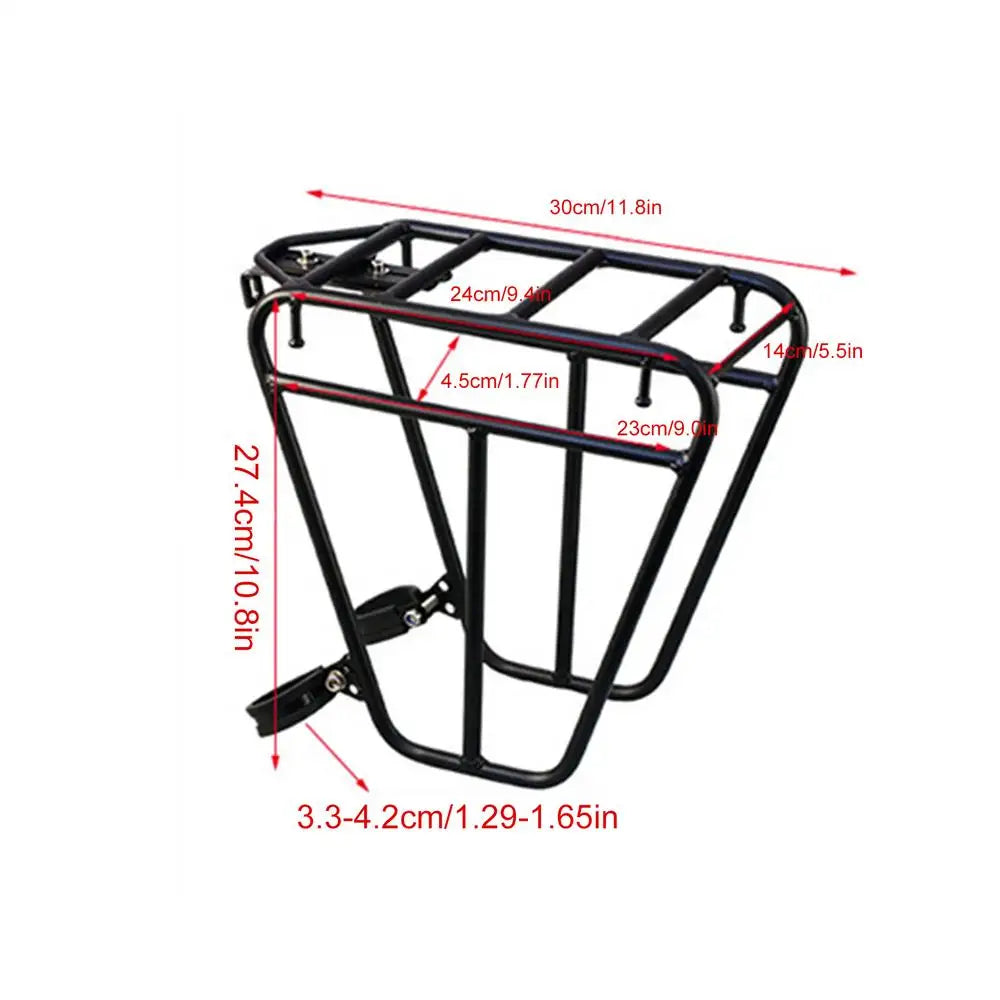 Porte-Bagage Avant Vélo en Acier Robuste - Capacité 25kg — vue 19 — sacoche vélo | La Sacoche Vélo