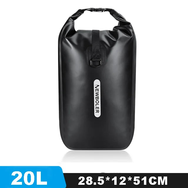 Sacoche Vélo Étanche 20L NEWBOLER - Porte-Bagages Arrière Double