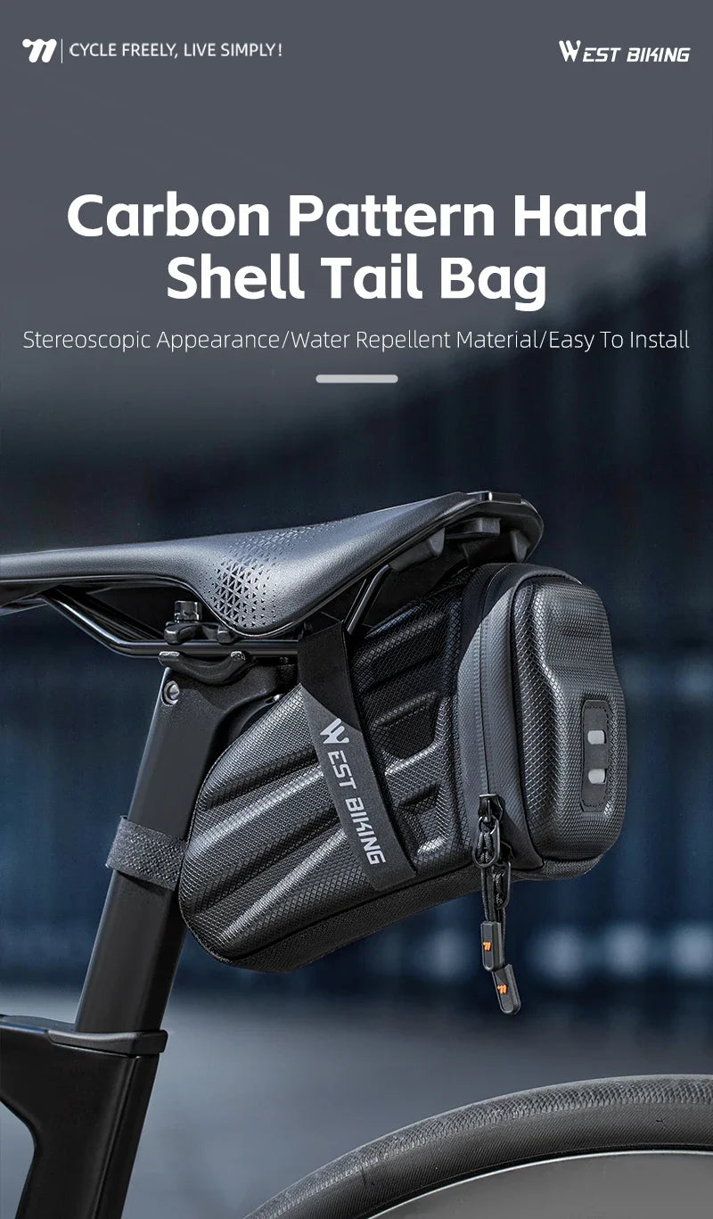 Sacoche de Selle Vélo Coque Rigide EVA 1.8L - VTT et Route — vue 7 — sacoche vélo | La Sacoche Vélo