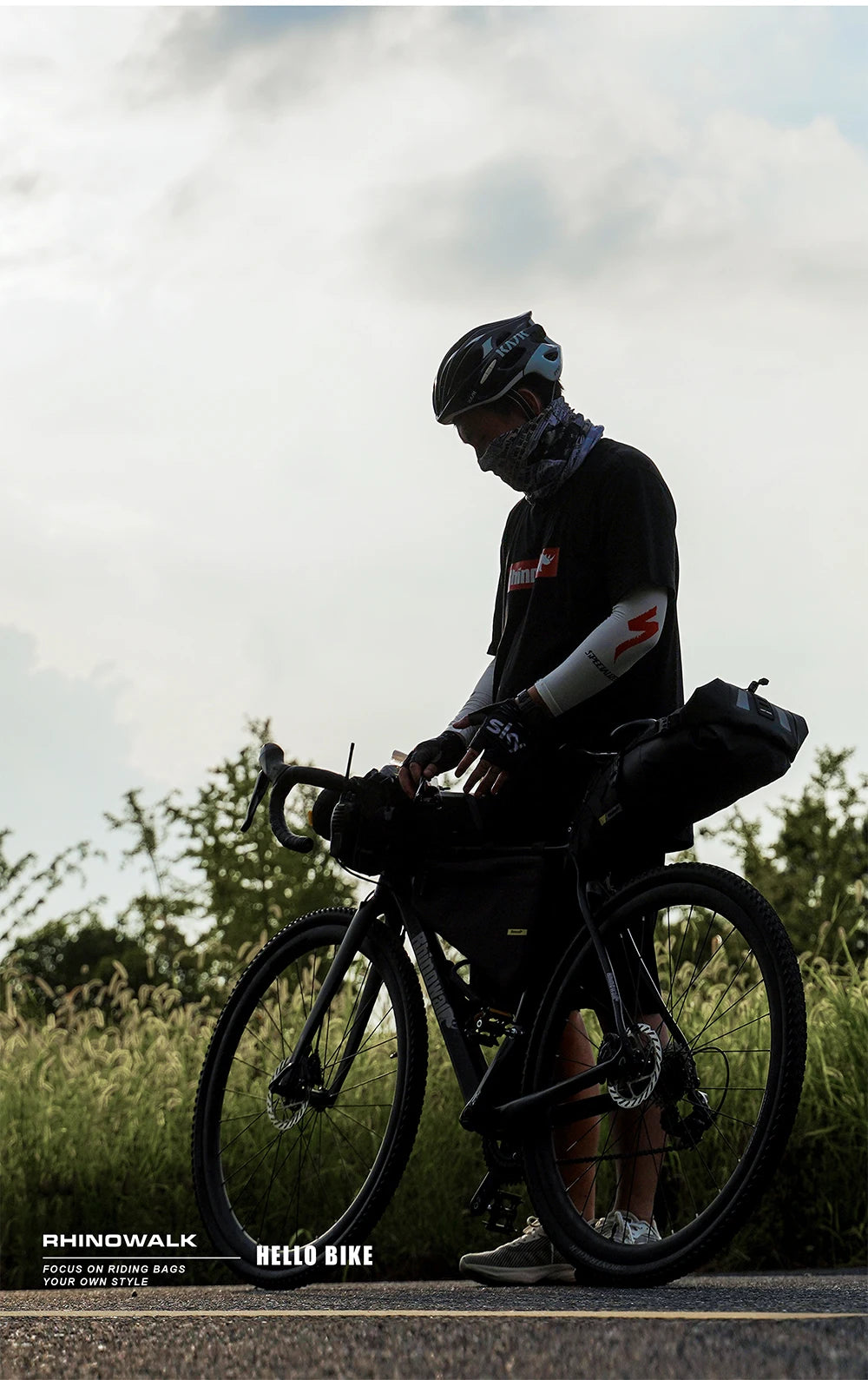 Sacoche de Selle Vélo Rhinowalk 13L avec Stabilisateur - Étanche — vue 19 — sacoche vélo | La Sacoche Vélo