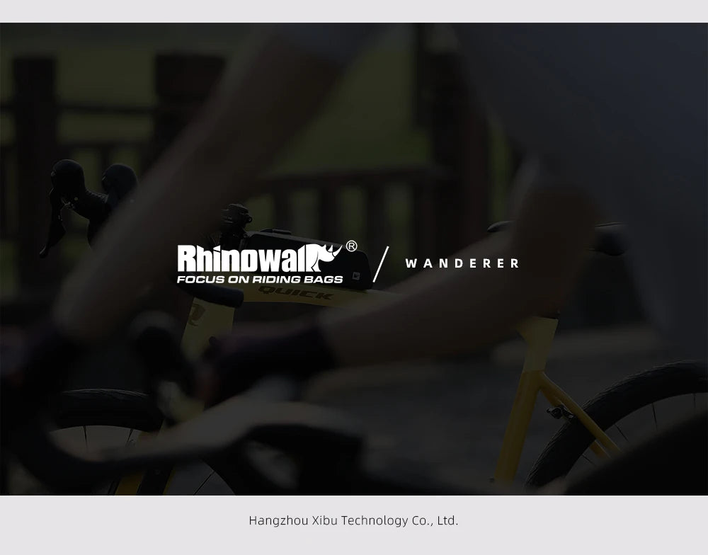 Sacoche Cadre Vélo Rhinowalk 2.1L/2.7L - Triangle Résistant VTT Route Gravel
