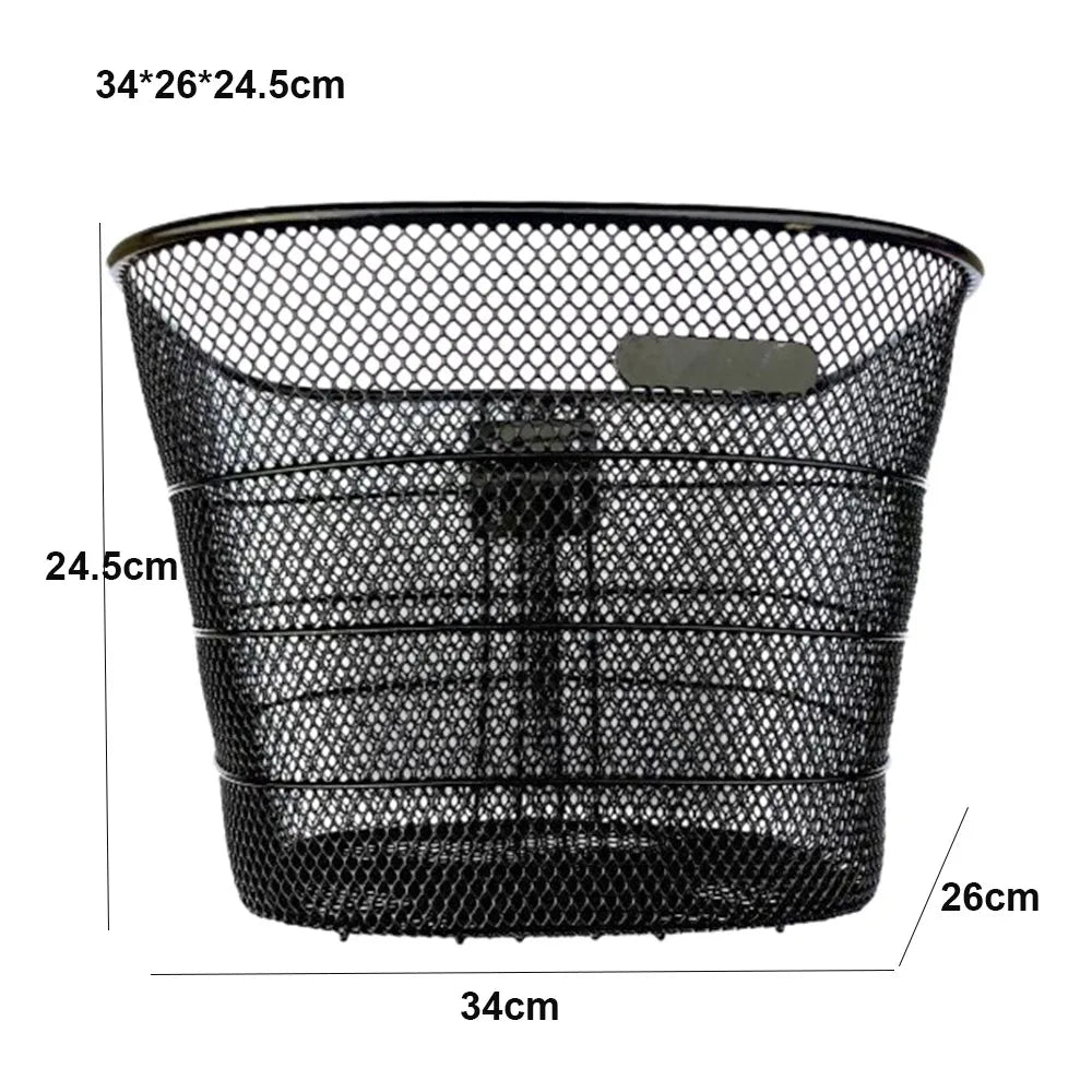 Panier Arrière Vélo Métal - 4 Tailles Disponibles Noir ou Argent — vue 13 — sacoche vélo | La Sacoche Vélo