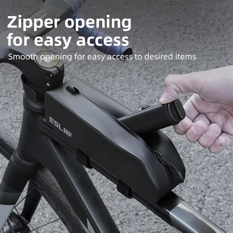 Sacoche Guidon Vélo ESLNF - Coque Rigide Étanche Grande Capacité — vue 5 — sacoche vélo | La Sacoche Vélo